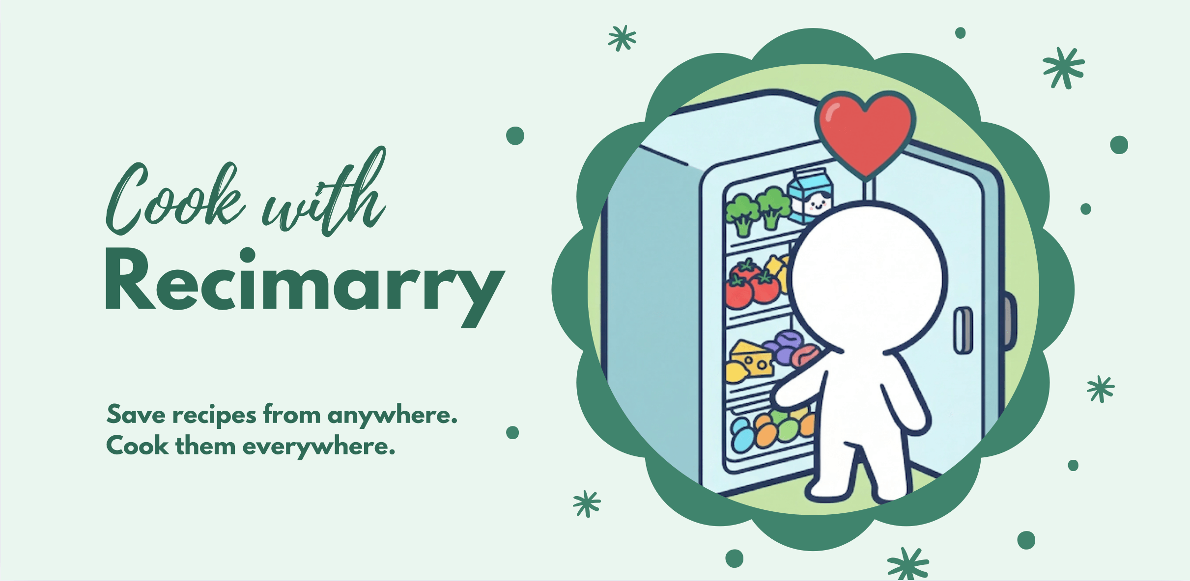 Cook with Recimarry — save recipes from anywhere, cook them everywhere